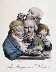 I mangiatori di ostriche - di L. Boilly