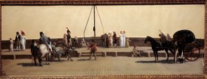 Passaggio del Pont Royal a Parigi da Louis Leopold Boilly