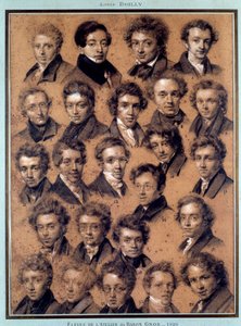 Ritratto degli studenti dello studio del pittore Antoine Jean Gros