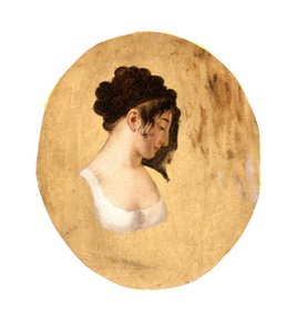 Profilo della testa di una giovane donna, c.1794 da Louis Leopold Boilly