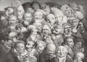 Riunione di 35 teste diverse da Louis Leopold Boilly