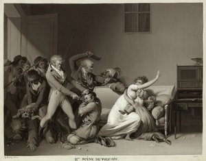 Seconda Scena dei Ladri: I Ladri Arrestati da Louis Leopold Boilly