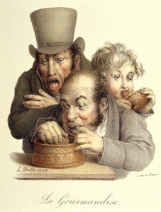 I sette peccati capitali: Gola di Boilly da Louis Leopold Boilly