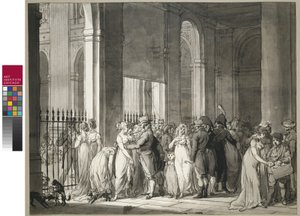 Le arcate al Palais Royal da Louis Leopold Boilly