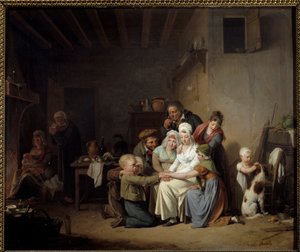 Il gioco del piede di bue da Louis Leopold Boilly