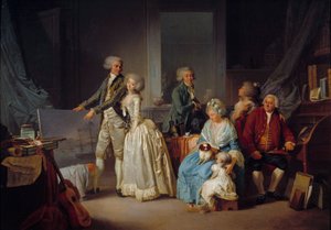 La famiglia Gohin da Louis Leopold Boilly