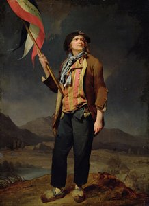Il Cantante Chenard, come un Sans-Culotte da Louis Leopold Boilly