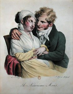 Il nono mese di gravidanza, c.1825