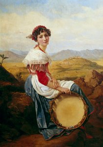 Ritratto di un contadino della campagna romana da Louis Leopold Robert