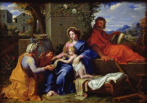 La Sacra Famiglia da Louis Licherie de Beuron
