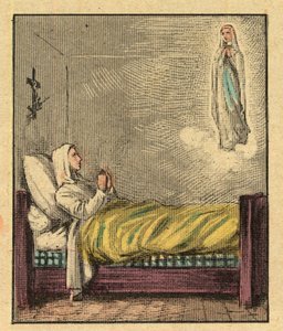 Bernadette Soubirous (1844-1879) - Incisione da 
