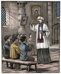 Prima comunione, c.1880 da Louis Maitrejean