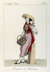 Costume delle donne di Amburgo da Louis Marie (after) Lante
