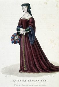 La Belle Ferronnière in "Galleria francese delle donne celebri" da Louis Marie Lante