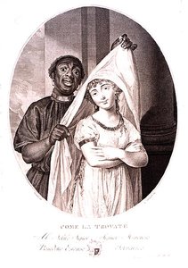 Come la trovi, inciso da G. Lancon, c.1840 da Louis Marie Sicard