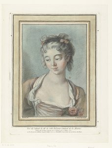 Busto di una giovane donna