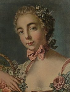 La Tête De Flore Madame Deshayes, 1769, 1913 da Louis Marin Bonnet