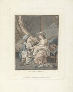 Madre con bambino e domestica