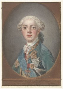 Ritratto di Luigi Stanislao Saverio di Francia da Louis Marin Bonnet