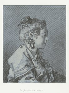 Ritratto di una cameriera finlandese da Louis Marin Bonnet