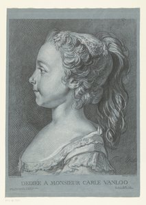 Ritratto di una giovane ragazza da Louis Marin Bonnet