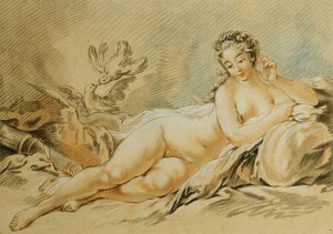 Venere riposante, dopo François Boucher; Le Repos de Venus, dopo François Boucher, 1774 da Louis Marin Bonnet