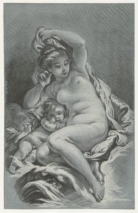 Venere e Cupido da Louis Marin Bonnet