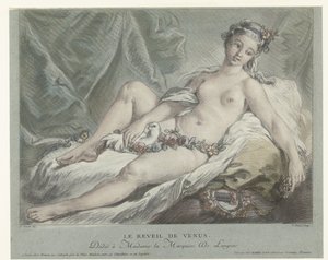Venere si sveglia da Louis Marin Bonnet