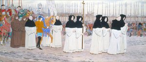 La fanciulla in armatura a cavallo, dalla serie Giovanna d