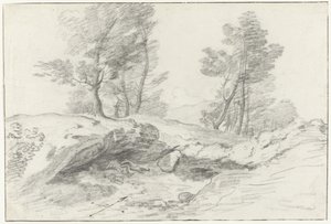 Grotte delle Capre al confine tra Nemorosa e Fredda, Voyage en Italie, en Sicile et à Malte - 1778 (titolo della serie) da Louis Mayer