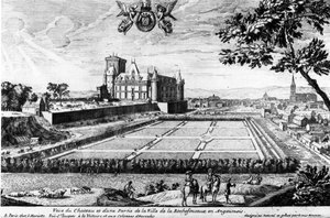 Château de la Rochefoucauld a Liancourt da Louis Meunier