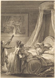 Le gascon puni da Louis Michel Halbou and Antoine Jean Duclos after Jean Honoré Fragonard
