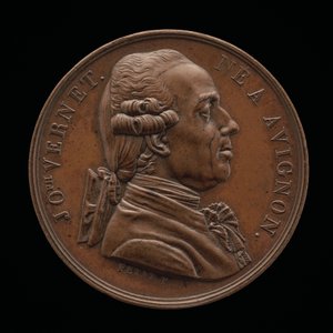 Claude-Joseph Vernet, 1714-1789, pittore [recto], 1826 da Louis Michel Petit