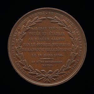 Iscrizione [verso], 1826 da Louis Michel Petit