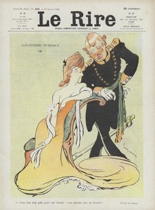 Galanteria teutonica. Illustrazione per Le Rire da Louis Morin