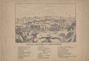 Il campo di battaglia di Gettysburg, c.1867