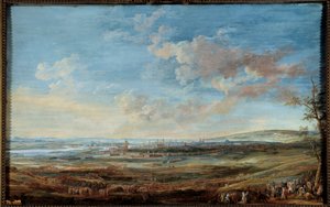 Guerra di successione austriaca (1741-1748): Assedio della città di Maastricht dal 16 aprile al 10 maggio 1748 da Louis Nicolas van Blarenberghe