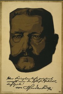 Ritratto del Feldmaresciallo Generale Paul von Hindenburg