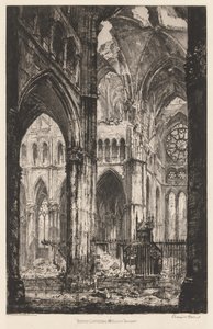Cattedrale di Reims, transetto sud da Louis Orr