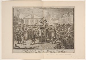 La mattinata di Covent Garden da Louis Philippe Boitard