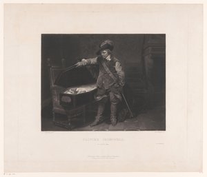 Oliver Cromwell alla bara di Carlo I, re d