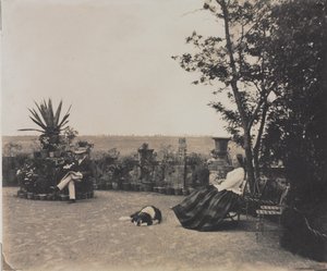 Senza titolo (Uomo e donna che si rilassano) da Louis Pierre Theophile Dubois de Nehaut