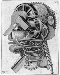 La testa di un inventore, 1893 da Louis Poyet