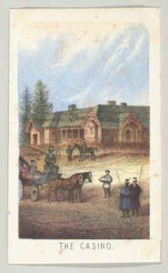 Il Casinò, dalla serie, Vedute di Central Park, New York, Parte 3 da Louis Prang