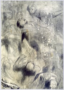 La mina marina, 1916 da Louis Raemaekers