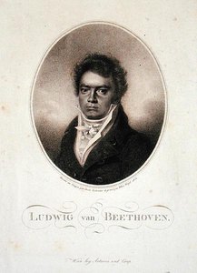 Ludwig van Beethoven inciso da Blasius Hofel, 1814