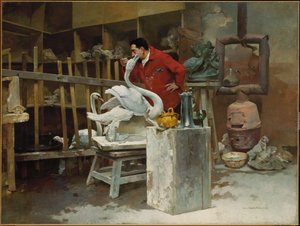 Lo scultore di animali, 1894 da Louis Robert Carrier Belleuse