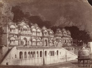 I templi del re, Ulwar, 1860 (foto) da Louis Rousselet
