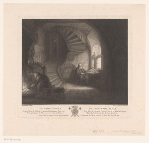 Filosofo in contemplazione da Louis Surugue
