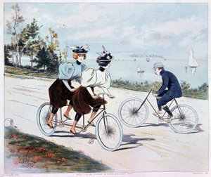 Tandem - disegno di L. Vallet